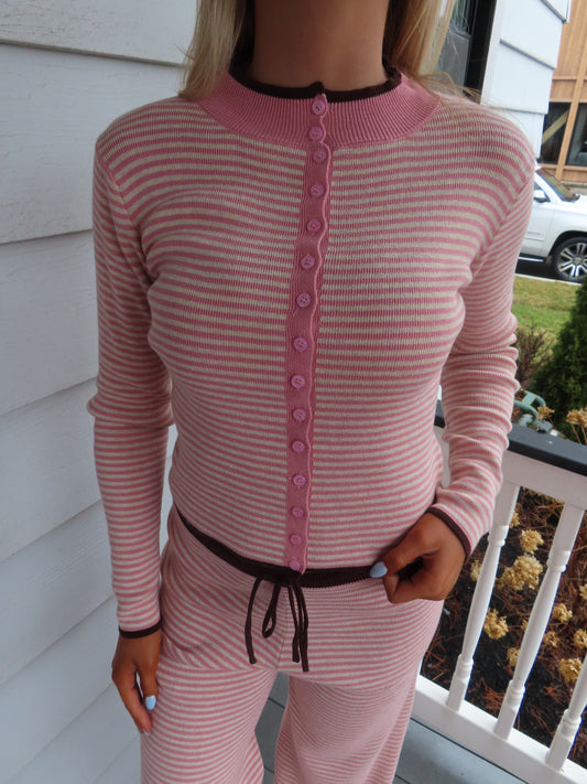 Courtney Stripe Cardigan