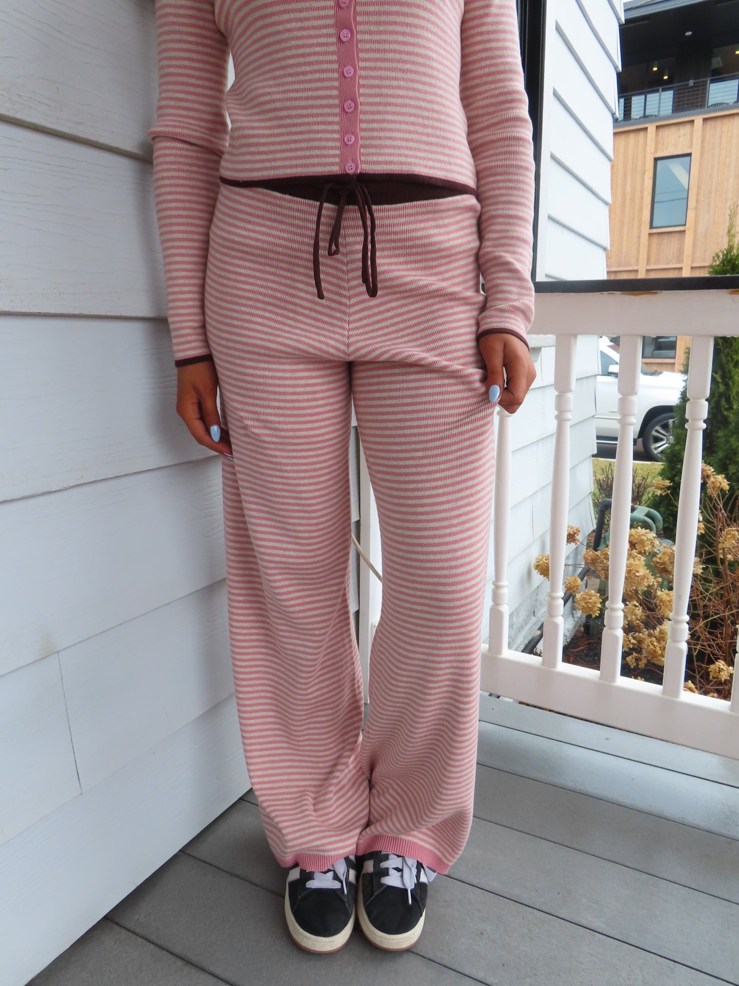 Courtney Striped Knit Pants