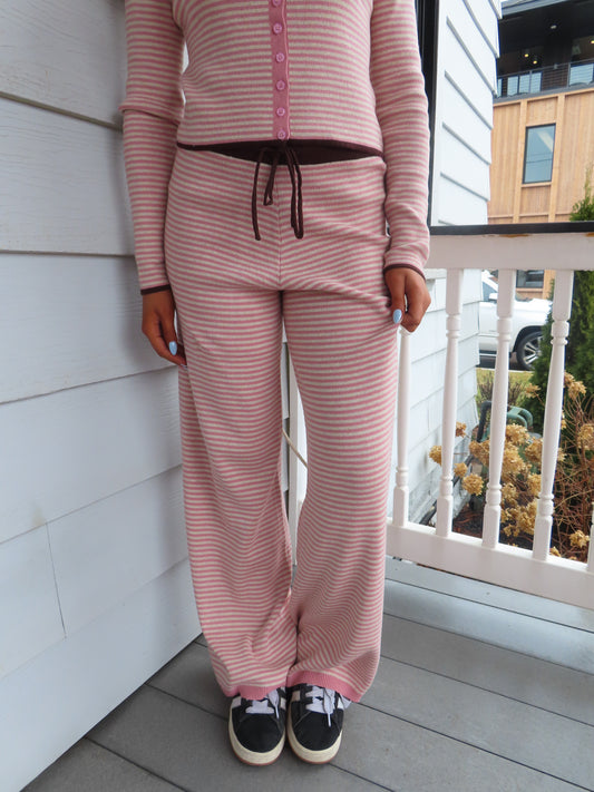 Courtney Striped Knit Pants