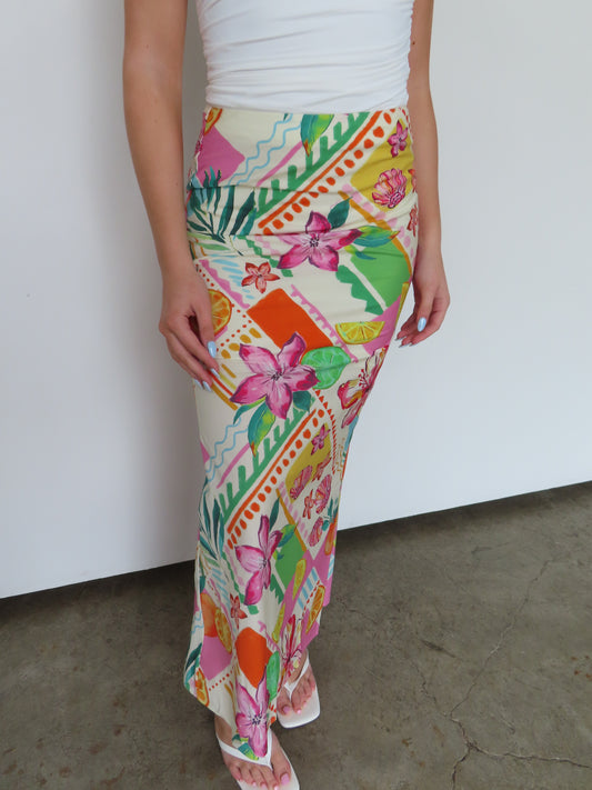 Tropical Maxi Skirt