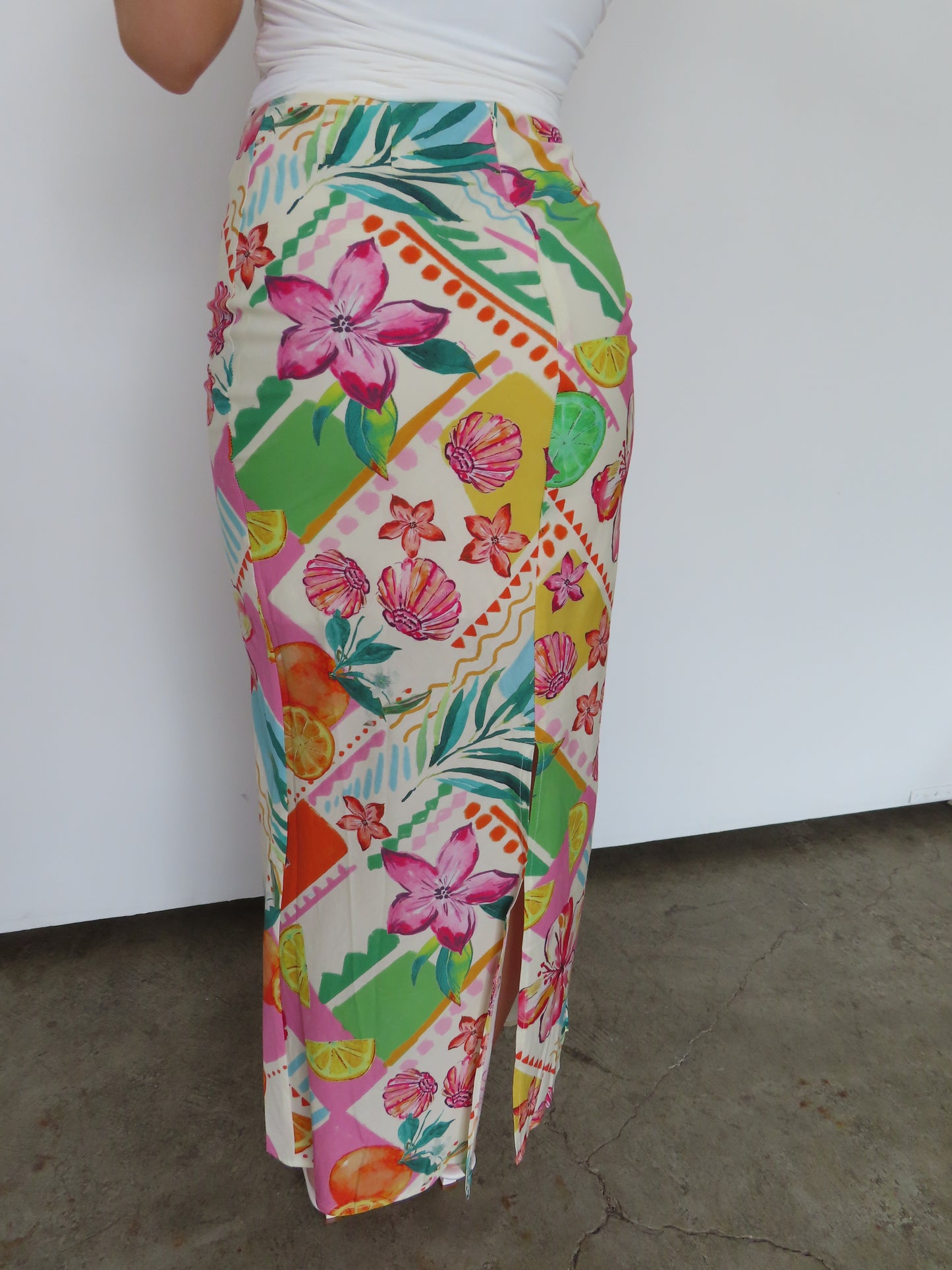 Tropical Maxi Skirt