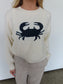 Crab Relaxed Knit Sweater
