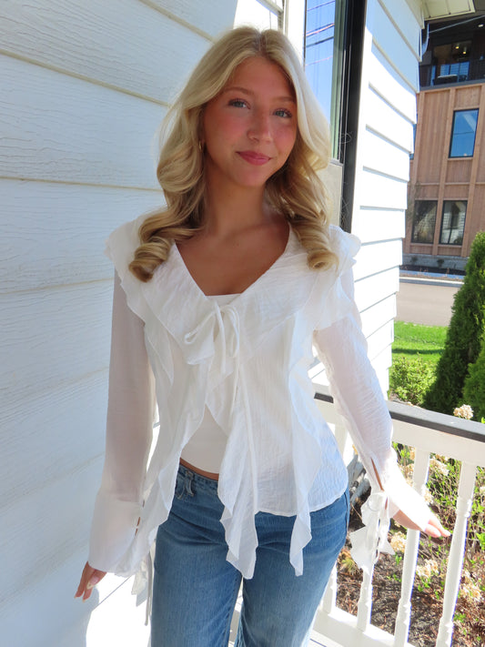 Lauryn Ruffle Top
