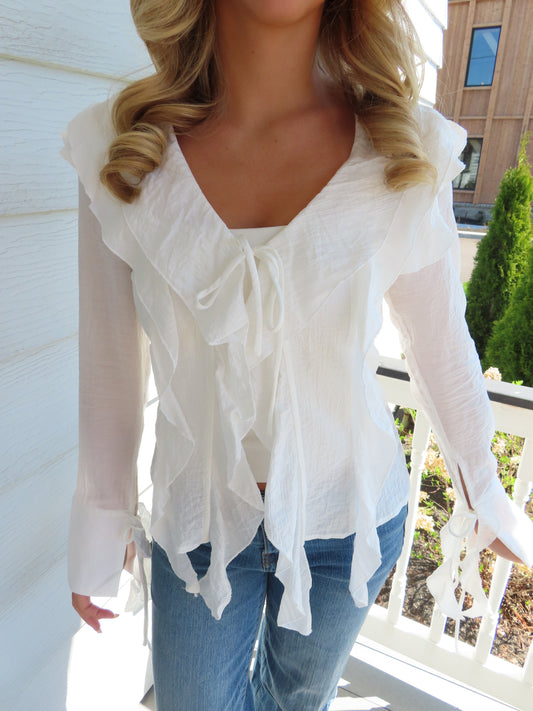 Lauryn Ruffle Top