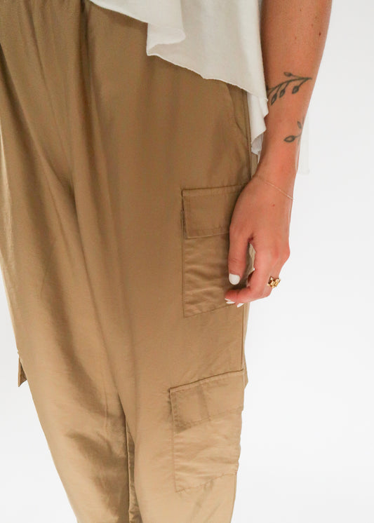 Stopper Detail Cargo Pants