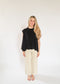 Jersey Mock Neck Top FINAL SALE