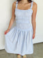 Striped Smocked Dress
