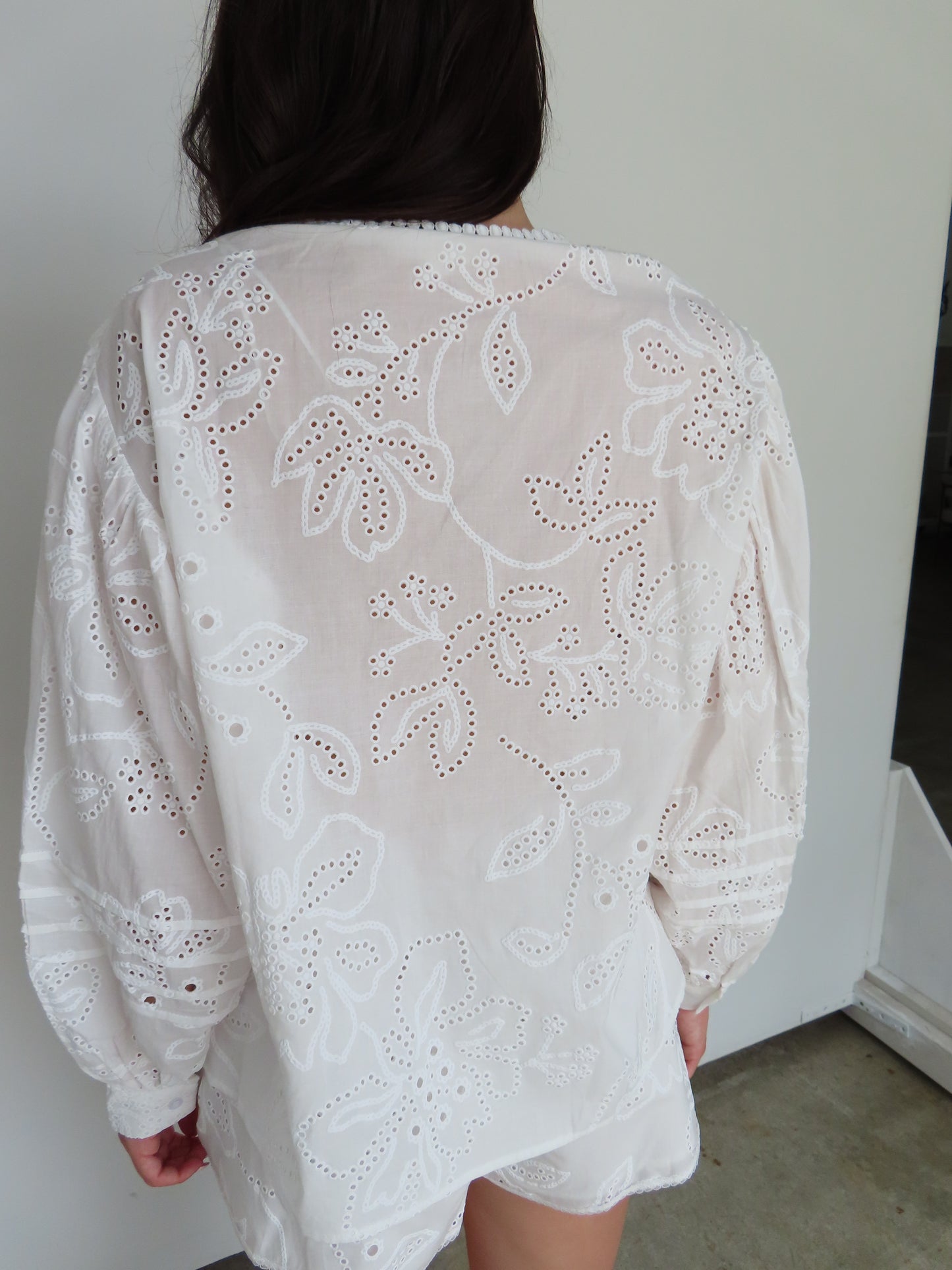 Julia Eyelet Top
