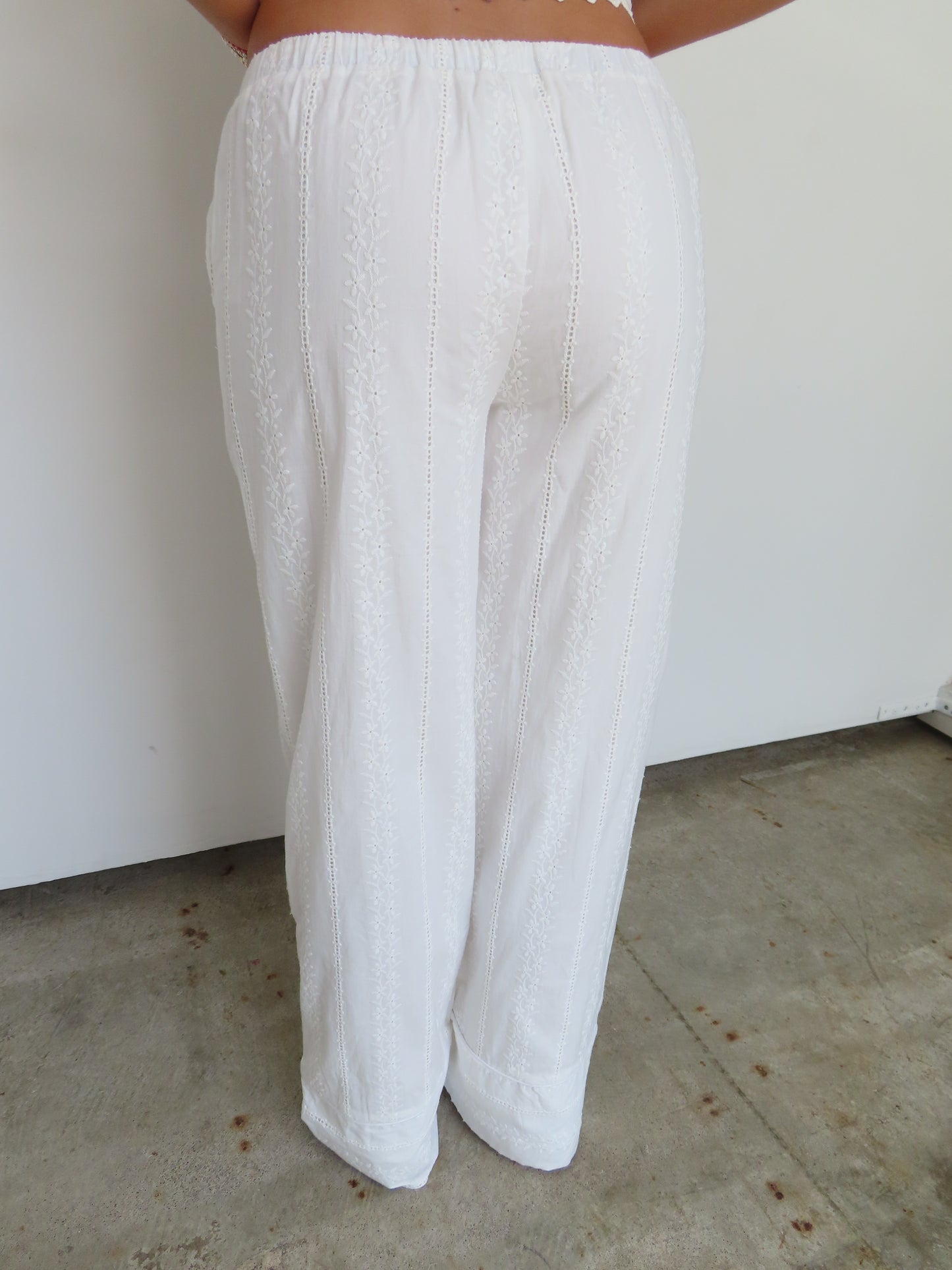 Sarah Broderie Pants