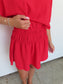 Boat Neck Mini Dress
