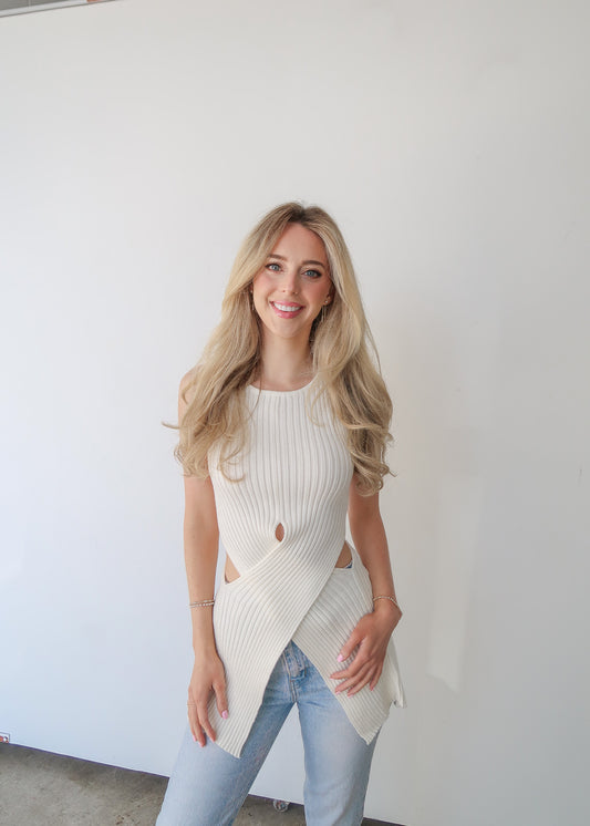 Harper Cut Out Sweater Top