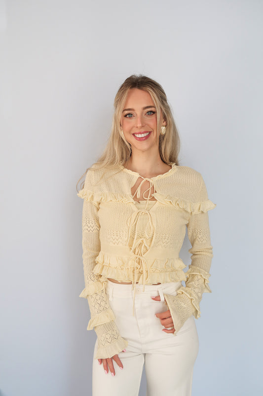 Amelia Crochet Top Set