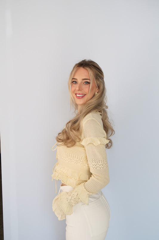 Amelia Crochet Top Set