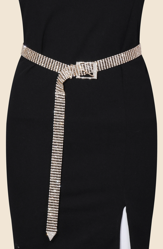 Gold Rhinestone Belt