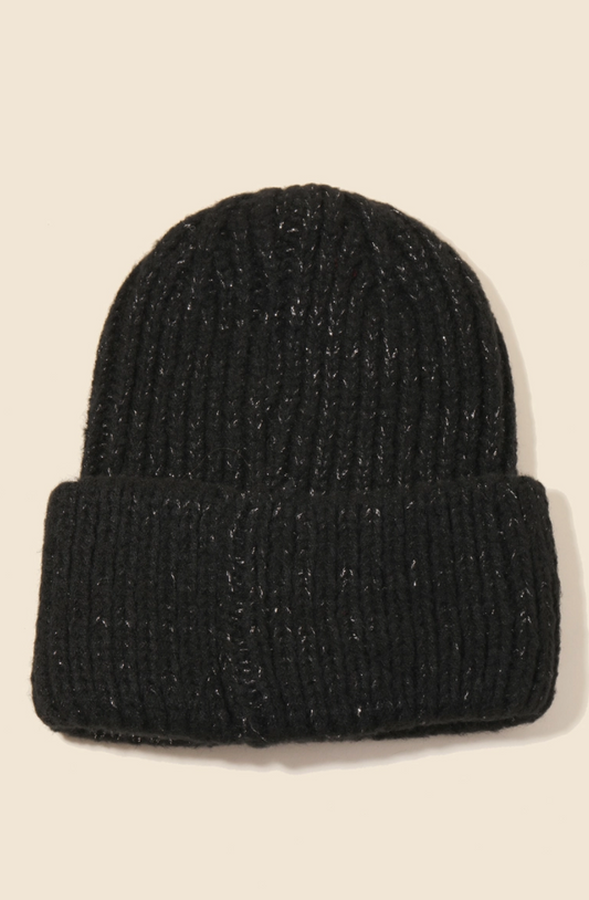 Ribbed Knitted Beanie