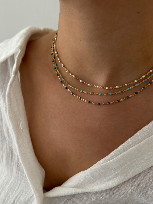 ALV Jewels Enamel Necklace