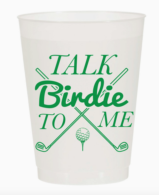 Talk Birdie To Me Frosted Cups