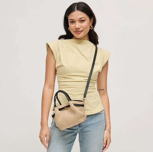 Selena Straw Crossbody