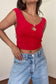 Cherry Knitted Crop Top FINAL SALE