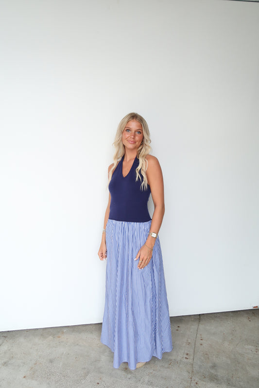 Juliette Halter Maxi Dress