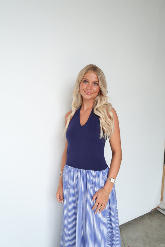 Juliette Halter Maxi Dress