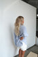 Summer Blue Striped Top