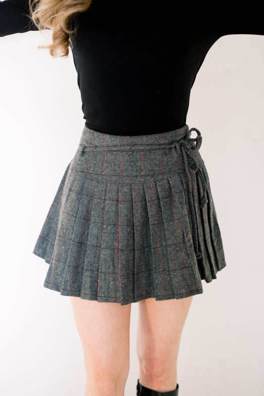 Aurora Pleated Mini Skirt