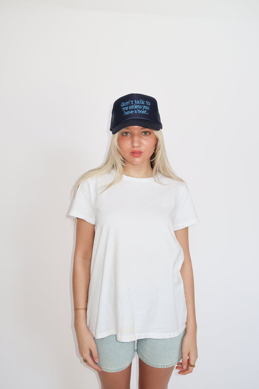 Don't Talk To Me Trucker Hat