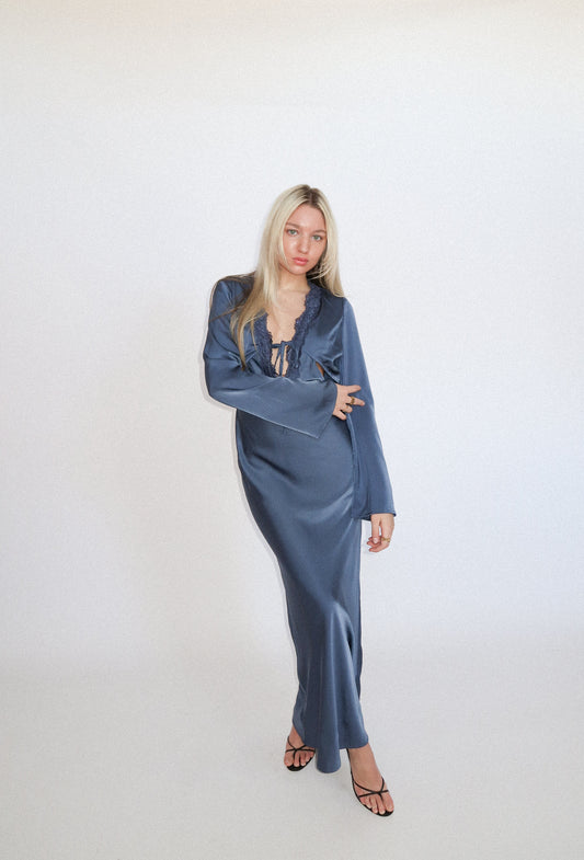 Yale Satin Maxi Dress