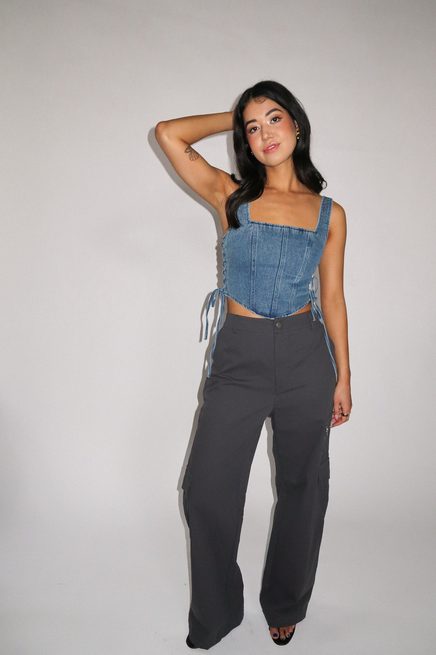 Side Zip Cargo Pants