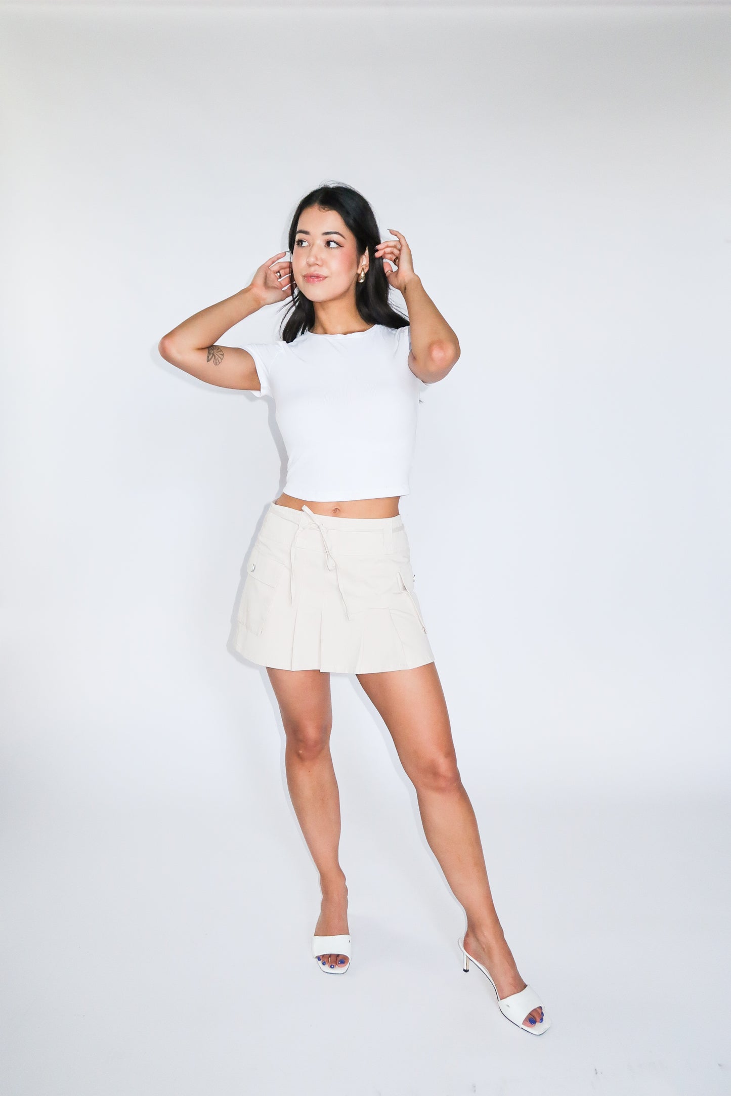 Pleated Cargo Skirt FINAL SALE