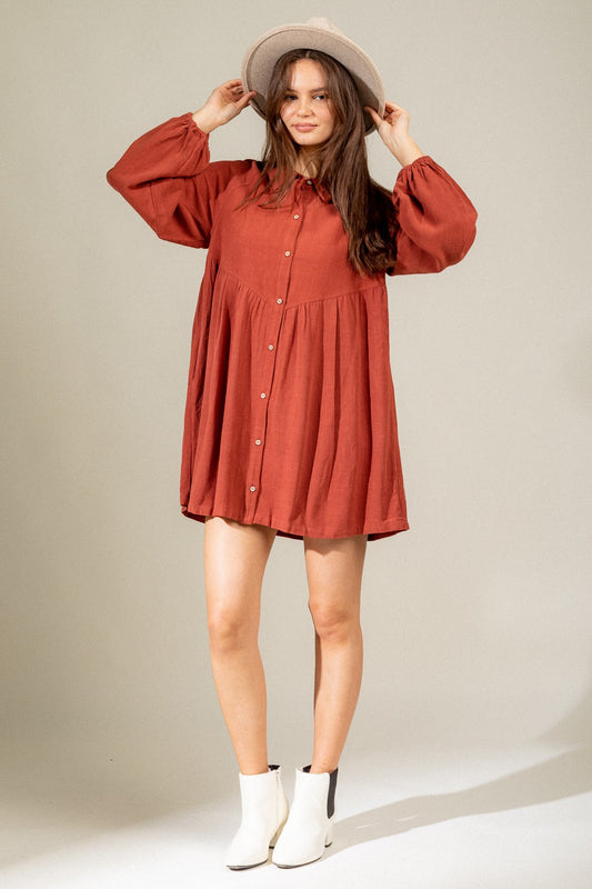 Camden Long Sleeve Mini Dress