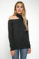 Betty Cutout Shoulder Sweater FINAL SALE