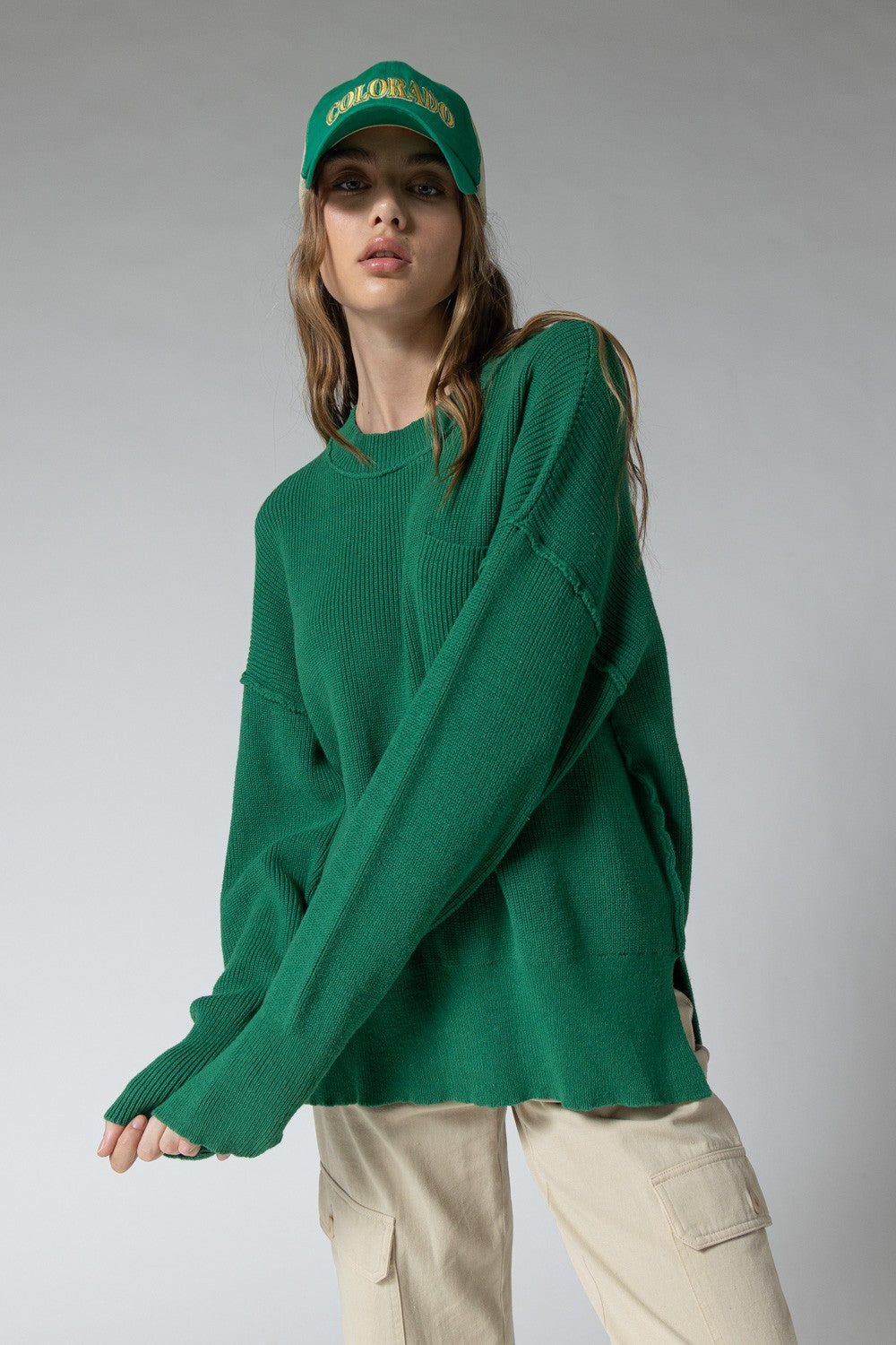 Ruth Oversized Knit Top FINAL SALE