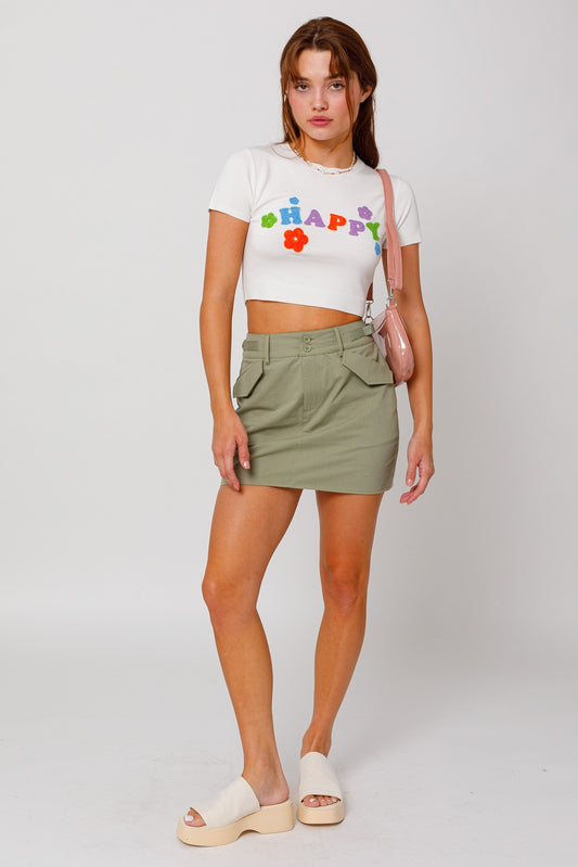 Jade Utility Skirt