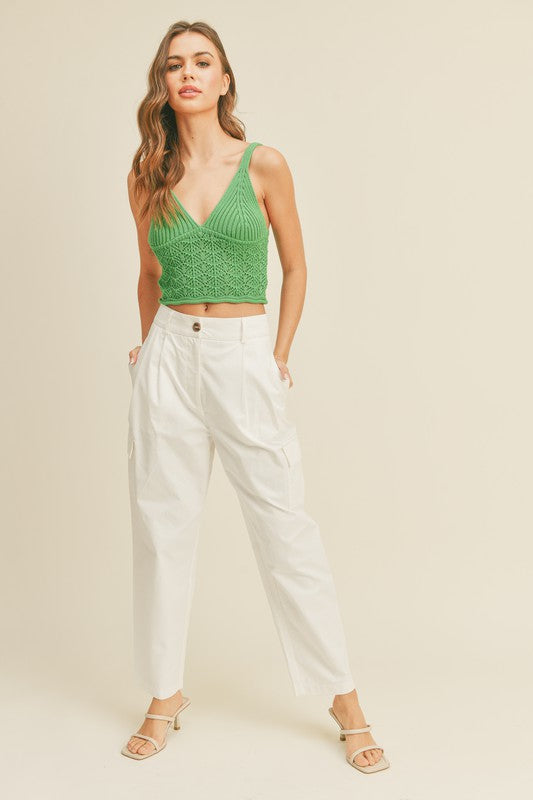 Tencel Blended Cargo Pants