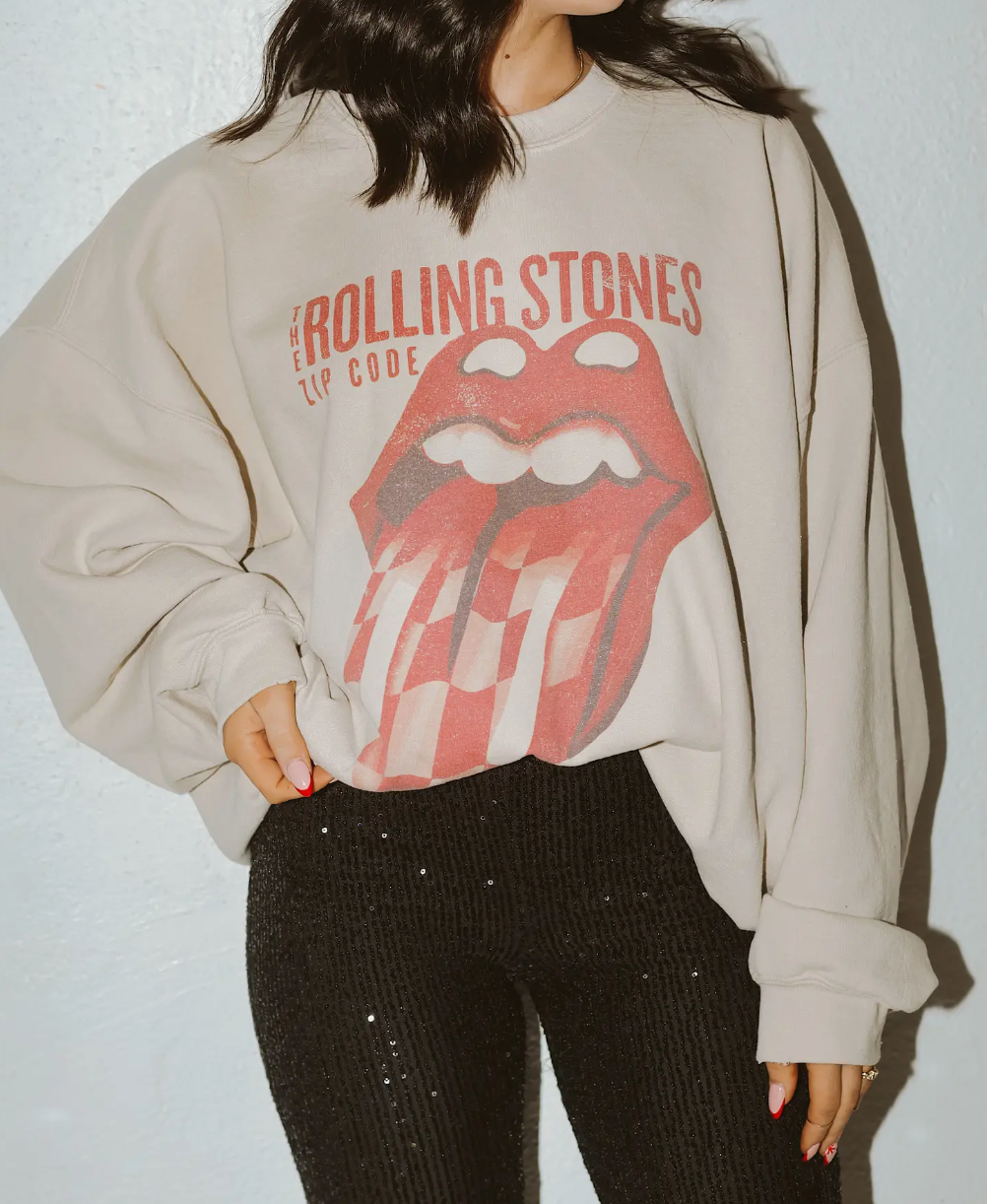 Rolling Stones Zip Code Sweatshirt